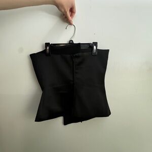 Zara Satin Corset Bandeau Top